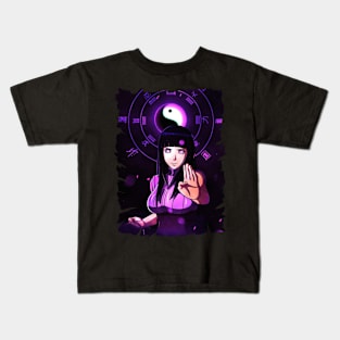 HINATA HYUGA MERCH VTG Kids T-Shirt